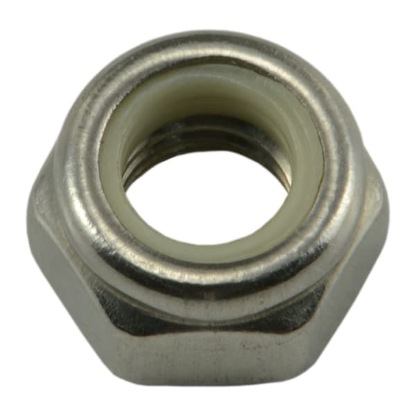 Midwest Fastener Nylon Insert Lock Nut, M5-0.80, A2 Stainless Steel, Not Graded, 10 PK 69602 - main